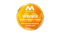 Healthcare Business Awards 2021 Winner Badge