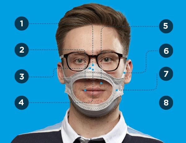 Visib Transparent Medical Mask Features