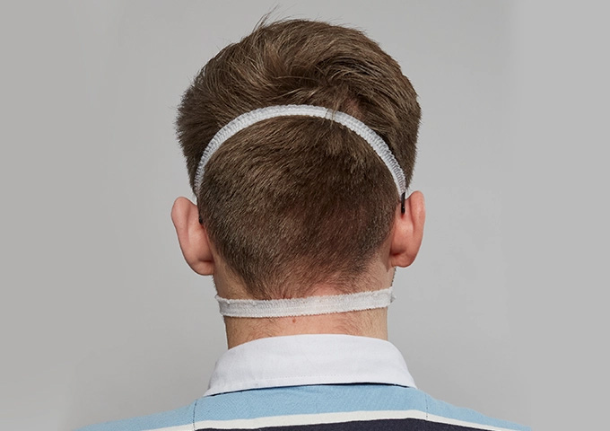 Visib Transparent Medical Mask Rear Profile