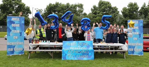 Bluetree Achieving ISO13485 Celebration