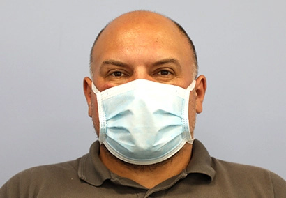 Obisk Type IIR Tie Back Surgical Mask Front Profile